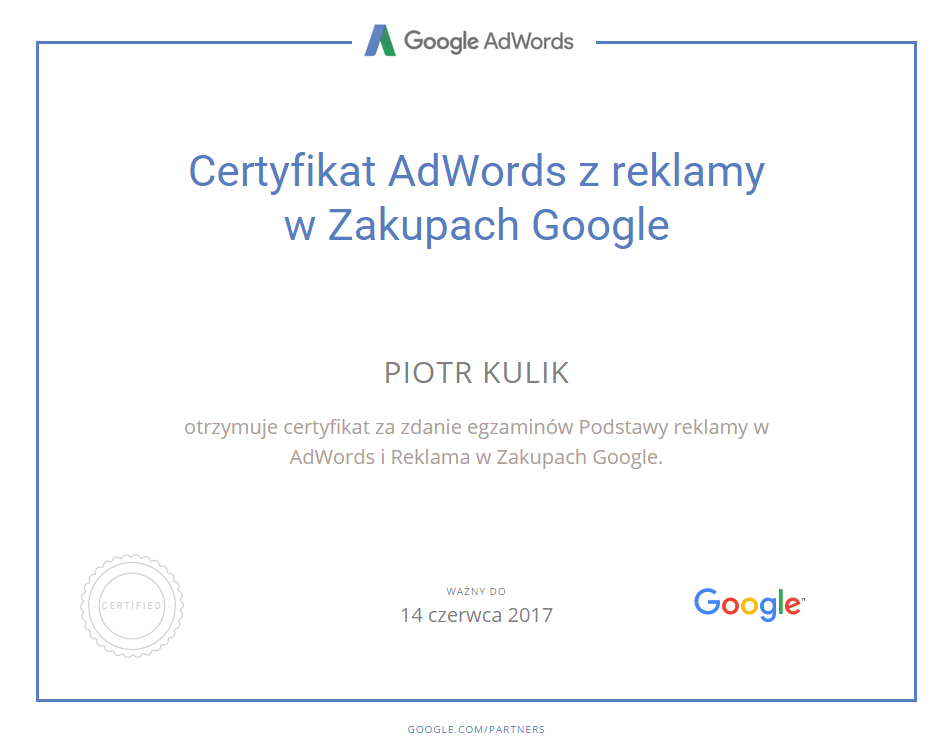 Google Ads Certification for Shopping Ads